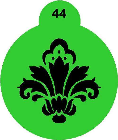 Cupcake Stencil Damask 1
