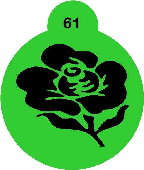 Cupcake Stencil Flower 3