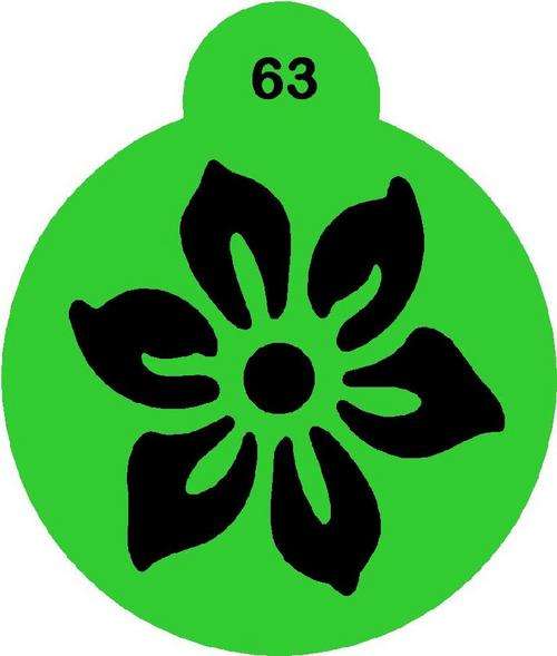 Cupcake Stencil Flower 6