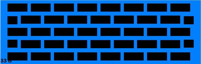 Border Stencil Brick