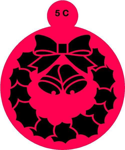 Cake Stencil Christmas 1