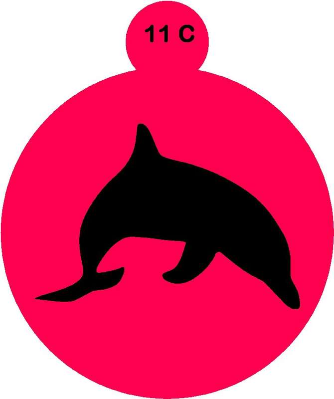 Cake Stencil Dolphin