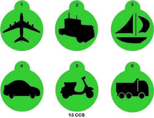 Cupcake Stencil Set Transport