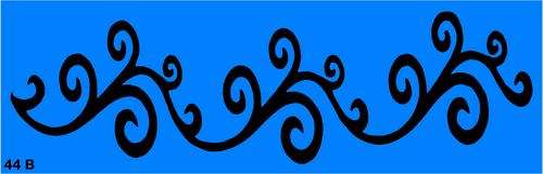 Border Stencil Scroll 5