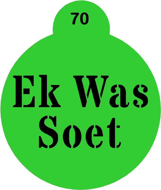 Cupcake Stencil Ek Was Soet