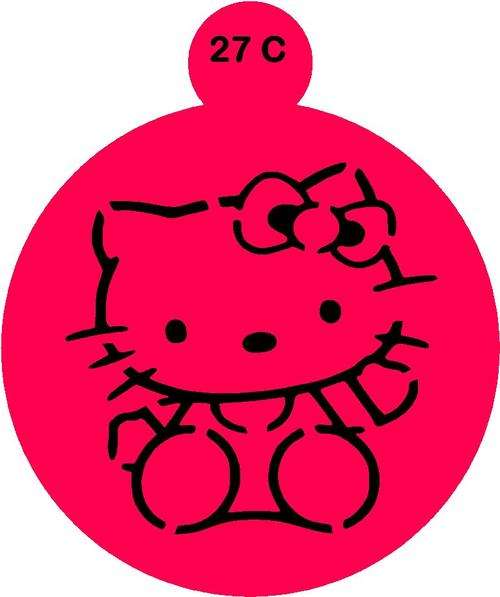 Cake Stencil Hallo Kitty 2