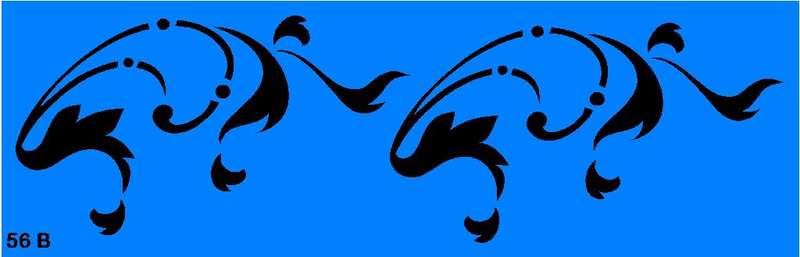 Border Stencil Scroll 14