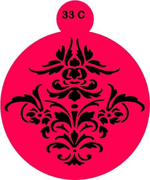 Cake Stencil Damask 9