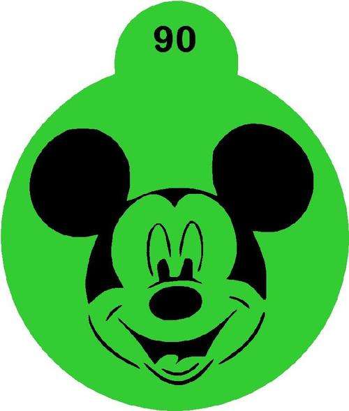 Cupcake Stencil Mickey