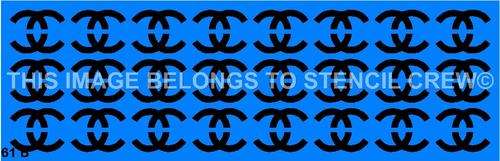 Border Stencil Coco Chanel