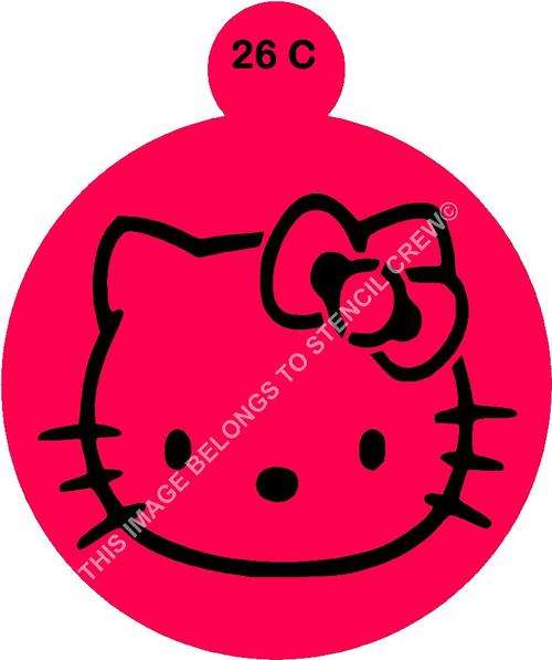 Cake Stencil Hallo Kitty