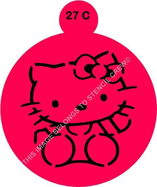 Cake Stencil Hallo Kitty