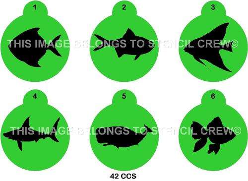 Cupcake Stencil Set Fish