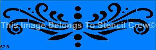Border Stencil Scroll