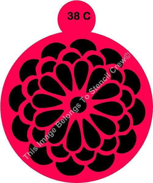 Cake Stencil Flower