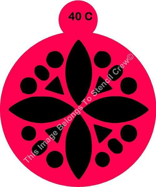 Cake Stencil Flower