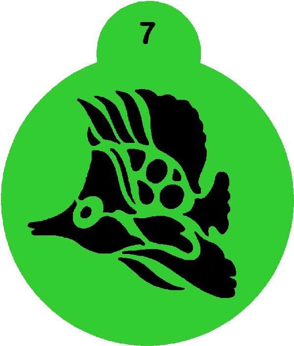 Cupcake Stencil Fish