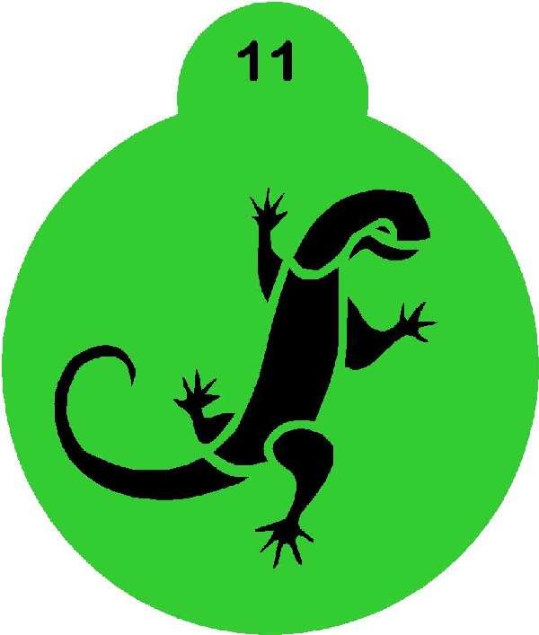 Cupcake Stencil Gheko