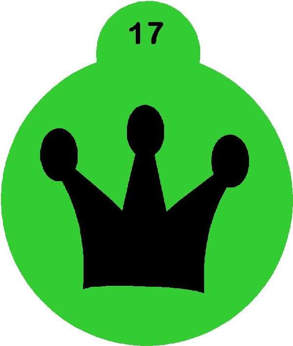 Cupcake Stencil Crown