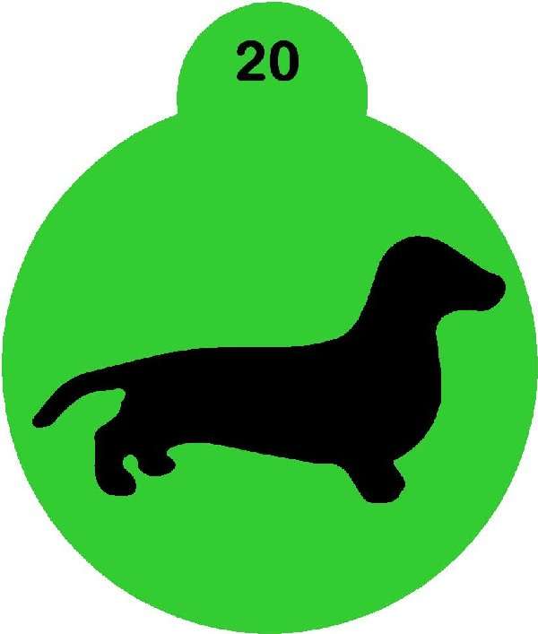 Cupcake Stencil Dog