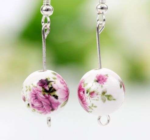 HANDMADE CERAMIC HANG EARRING