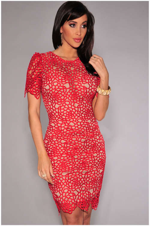 !!! NEW ARRIVED!!! BEAUTIFUL DRESS/ PARTY DRESS IN RED