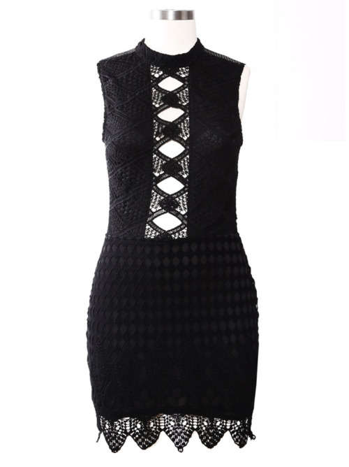 SEXY BLACK DRESS IN SIZE M,L