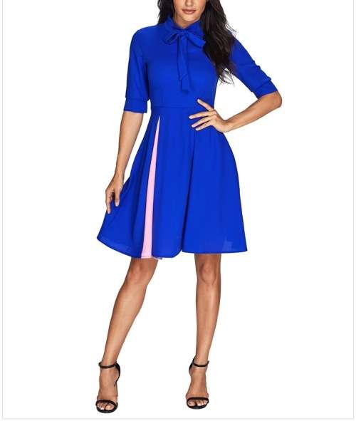 Fashionable Blue Dress in size 34