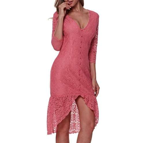 !!! free shipping !!! Sexy Pink Dress in Size S to L