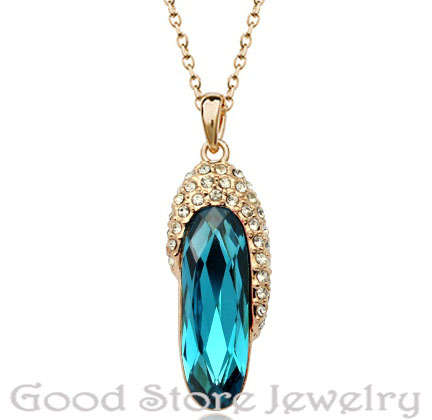 !!! last one in stock!!!BEAUTIFUL SWAROVSKI NECKLACE IN 18K WHITE GOLD CLAD