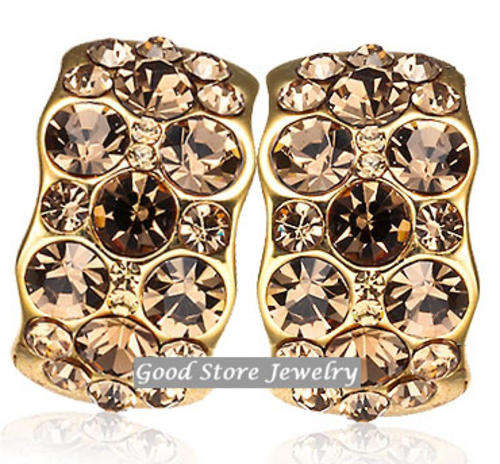 Super Stunning Dazzling Czech Crystal Cocktail Earring Party Earring