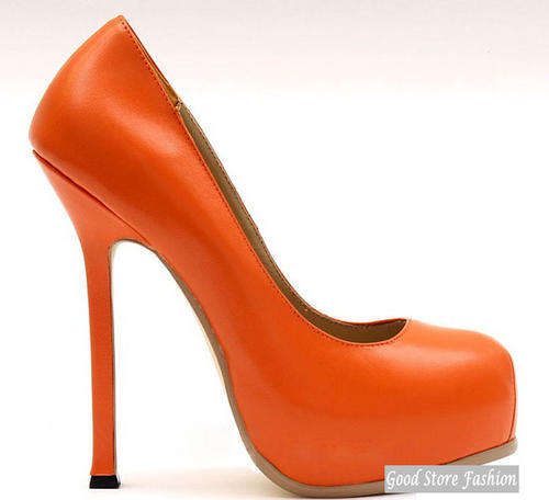 FREE SHIPPING***Classic 14cm High Heel Pump With Sheepskin Leather