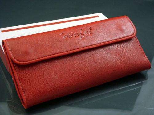 Leather Purse in Red