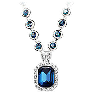 !!! HOT !!!GORGEOUS SWAROVSKI NECKLACE IN 18KGP