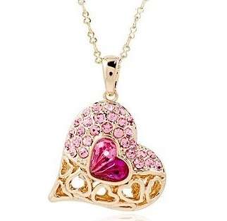 !!! NEW ARRIVED !!!GORGEOUS HEART NECKLACE IN 18KGP