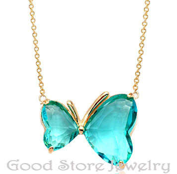 !!! NEW ARRIVED!!! SUNNING BOWKNOT NECKLACE IN 18K WHITE GOLD CLAD