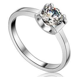 !!!Last one in stock!!! STUNNING ENGAGEMENT RING IN 925 STERLING SILVER***SIZE 6