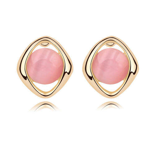 !!!NEW ARRIVAL!!! OPAL EARRING IN 18KGP IN PINK
