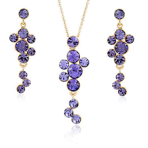DAZZLING SWAROVSKI AMETHYST ACCESSORIES SETS