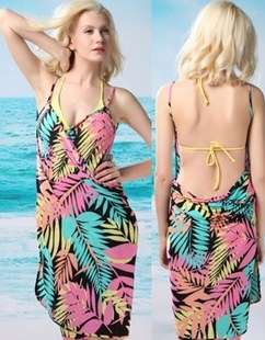 !!! FASHIONABLE !!! LEAF SWIMMING COSTUME COVER