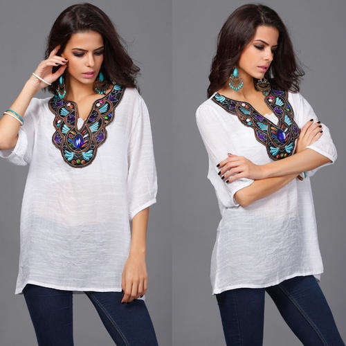 !!! NEW ARRIVED!!! BEAUTIFUL SUMMER TOP IN WHITE
