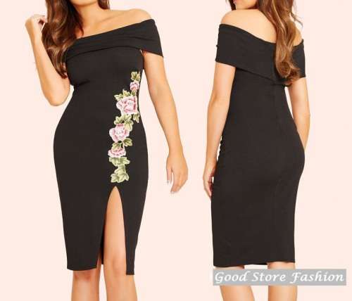 ELEGANT BLACK DRESS IN SIZE 34