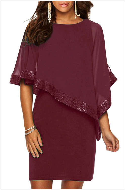 Maroon formal dress in size 34