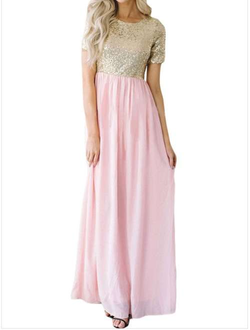 STUNNING PINK DRESS IN SIZE S TO M