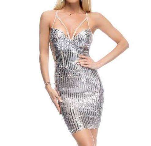 !!! NEW ARRIVED!!! STUNNING DRESS/ SEQUIN DRESS IN SIZE M TO L