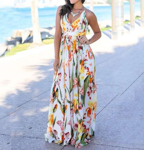 Floral Summer Dress in size S to XL