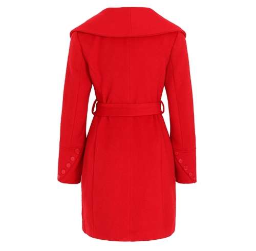 !!! NEW ARRIVED!!! FASHIONABLE LUXURY WOOLEN COAT IN SIZE  M