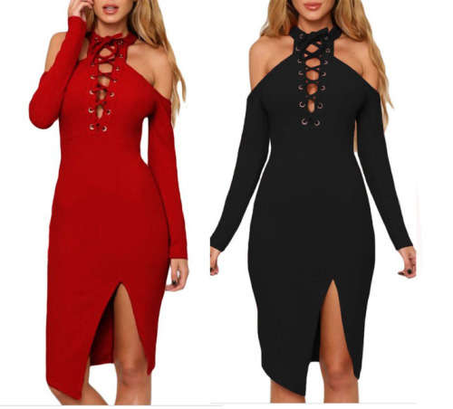 SEXY LONG SLEEVE DRESS IN SIZE M.L