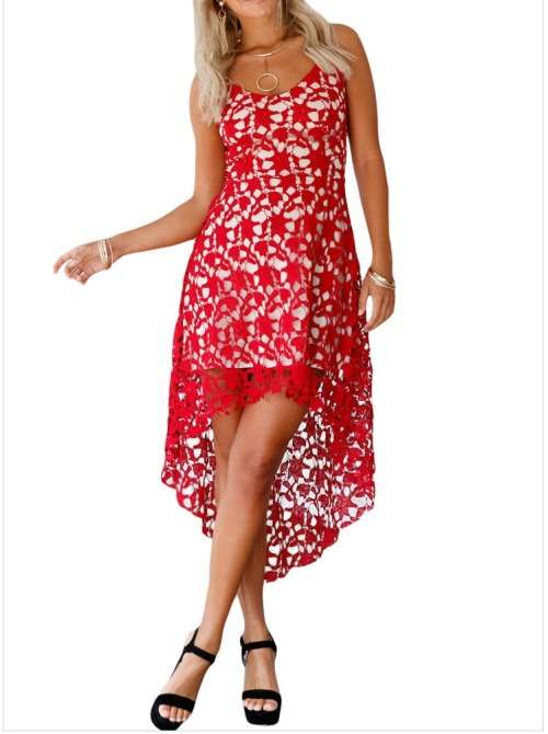 Fashion Red Dress IN SIZE S