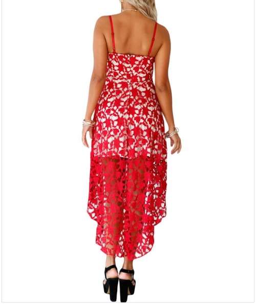 Fashion Red Dress IN SIZE S